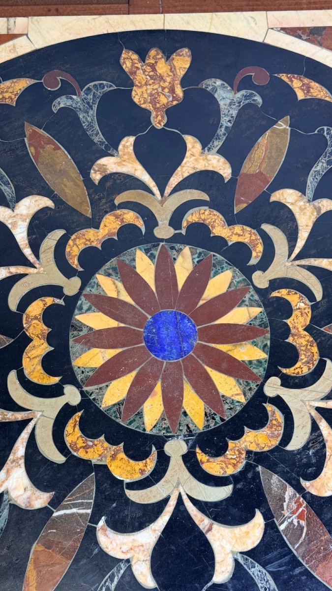 Tavolo con Marmi Intarsiati del 18°/19° secolo -photo-3