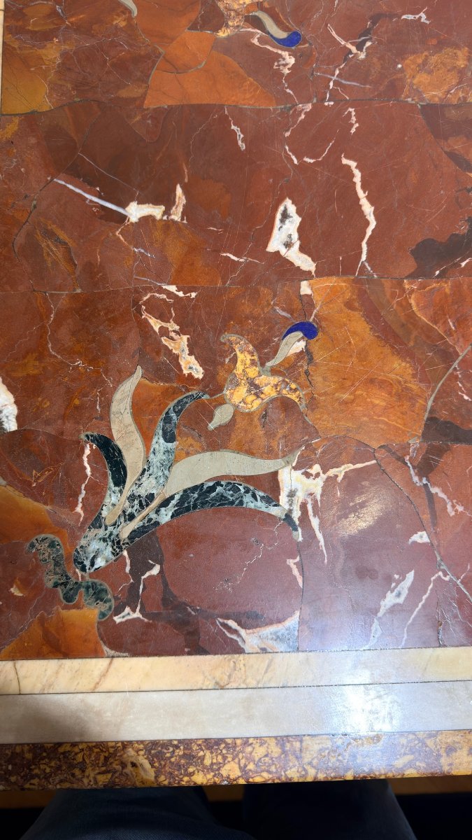 Tavolo con Marmi Intarsiati del 18°/19° secolo -photo-4