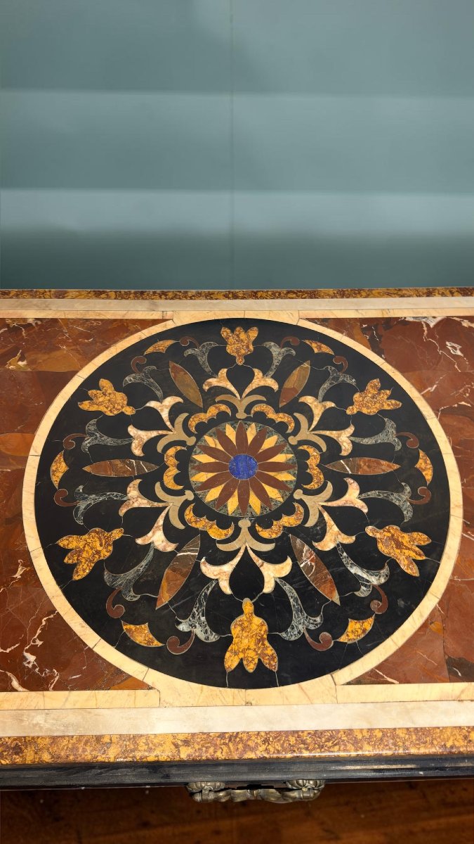 Tavolo con Marmi Intarsiati del 18°/19° secolo -photo-7