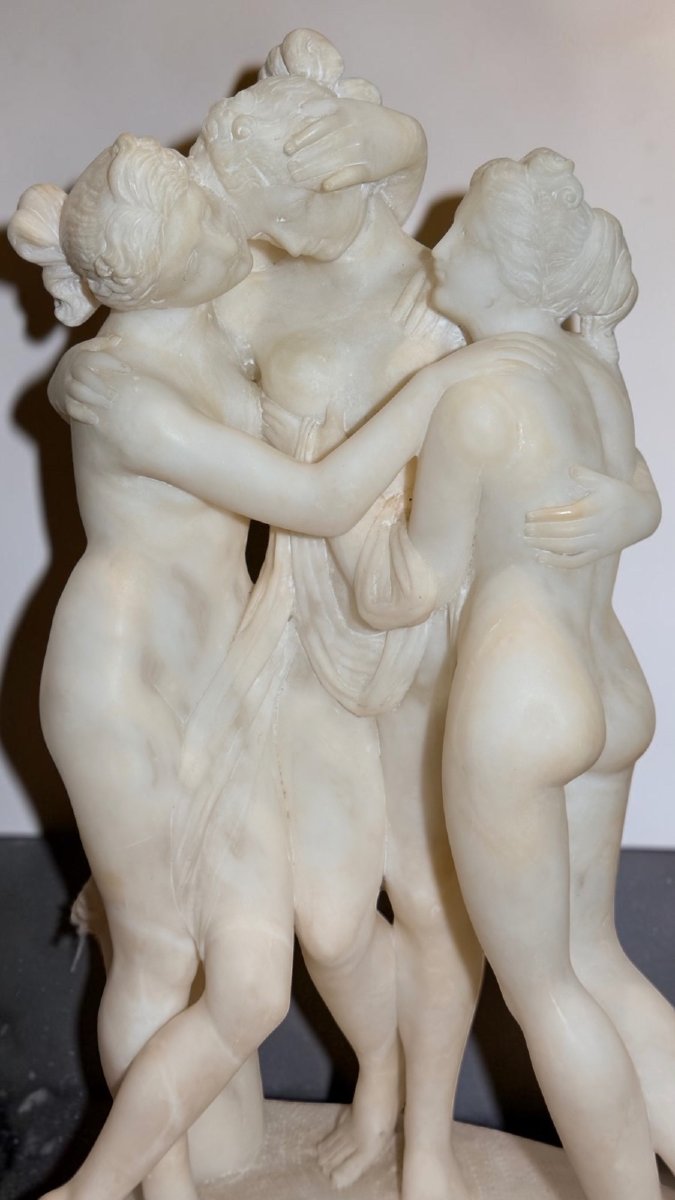 Gruppo scultoreo raffigurante Le Tre Grazie, tratte da Antonio Canova -photo-3