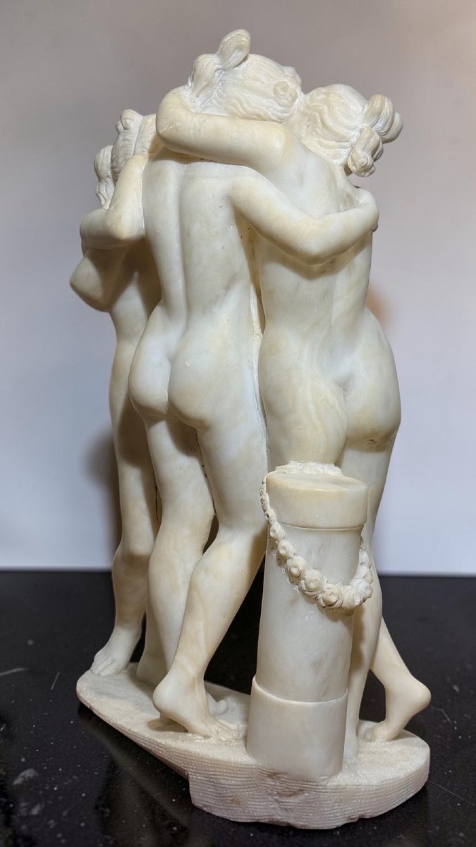 Gruppo scultoreo raffigurante Le Tre Grazie, tratte da Antonio Canova -photo-8