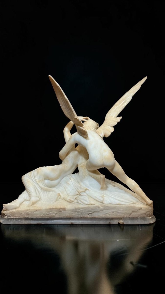 Gruppo scultoreo raffigurante Amore e Psiche, da Canova, Marmo-photo-1