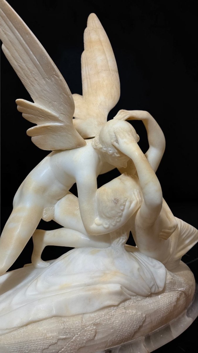 Gruppo scultoreo raffigurante Amore e Psiche, da Canova, Marmo-photo-8