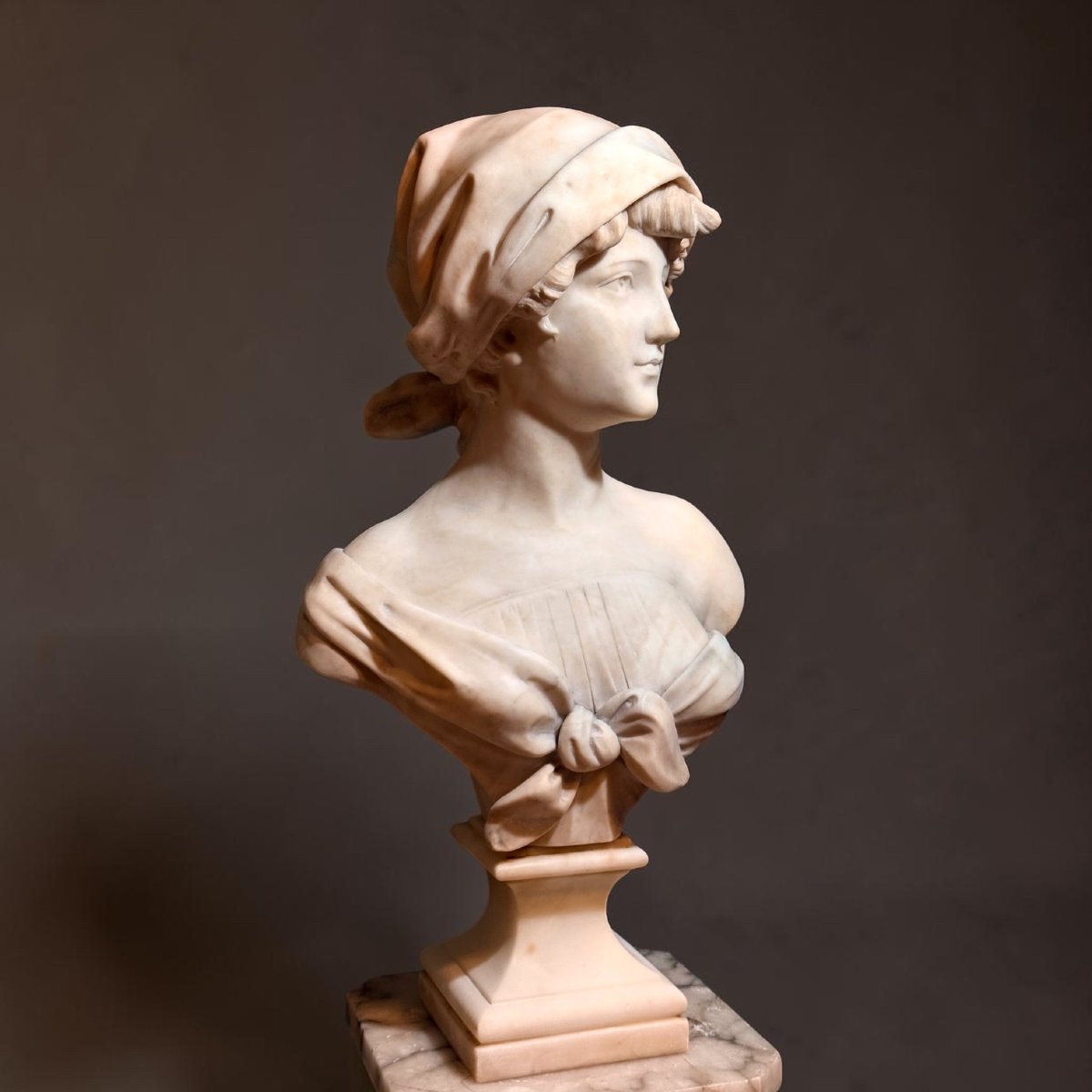 Busto raffigurante una giovane fanciulla, Adolfo Cipriani -photo-3