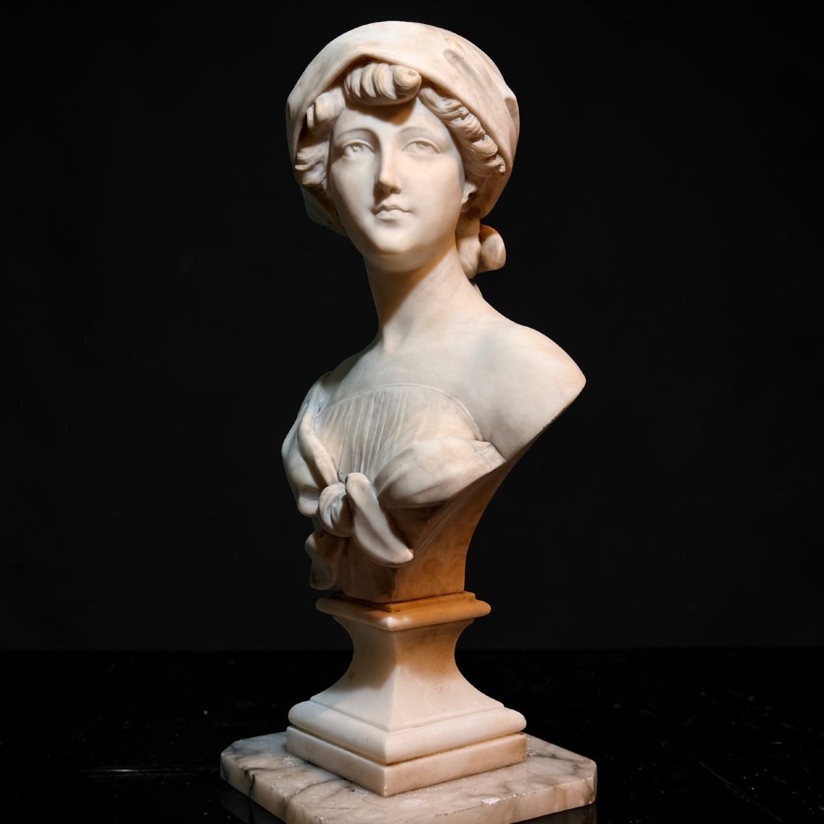 Busto raffigurante una giovane fanciulla, Adolfo Cipriani -photo-4