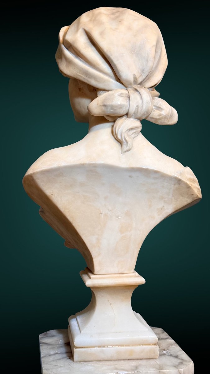 Busto raffigurante una giovane fanciulla, Adolfo Cipriani -photo-2