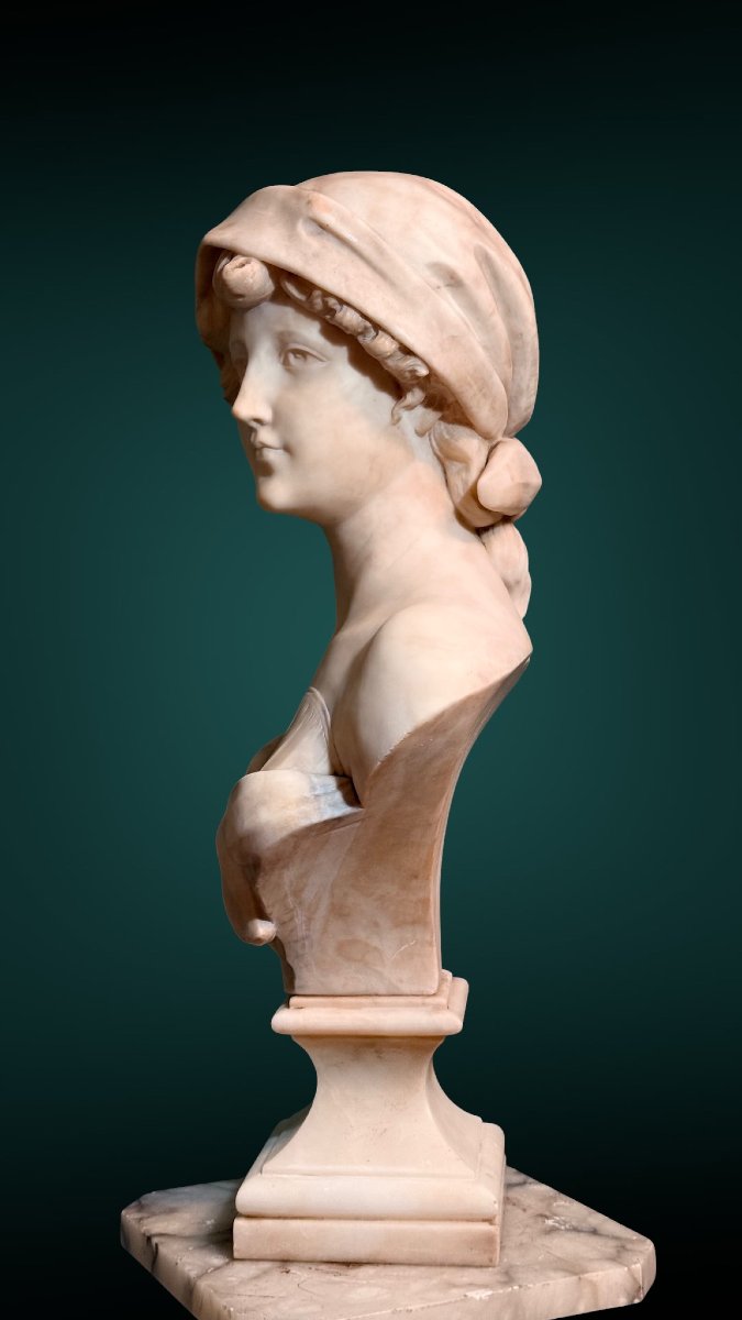 Busto raffigurante una giovane fanciulla, Adolfo Cipriani -photo-6