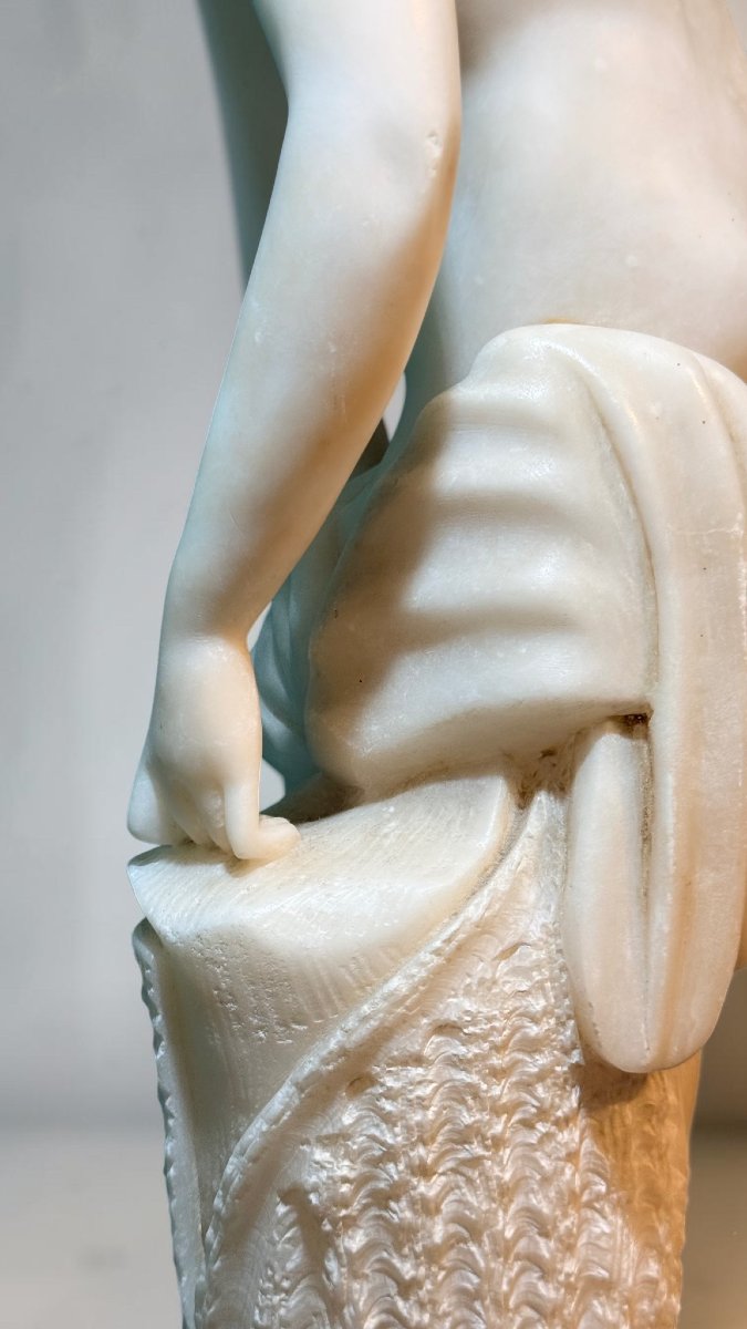 Statua raffigurante una giovane fanciulla nuda -photo-3