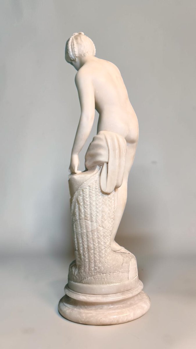 Statua raffigurante una giovane fanciulla nuda -photo-4