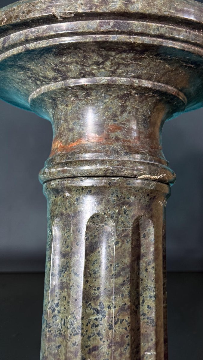 Colonna/Capitello in Marmo Verde Alpi -photo-6
