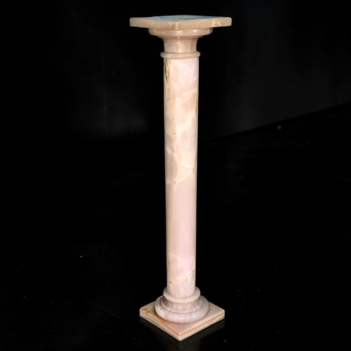 Capitello/Colonna in Marmo Rosa