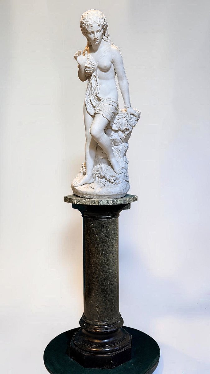 Statua raffigurante Andromeda di Domenico Menconi (1879) Marmo Bianco Statuario di Carrara 