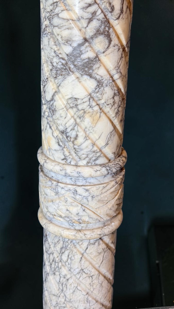 Colonna/Capitello in Marmo Arabescato -photo-1