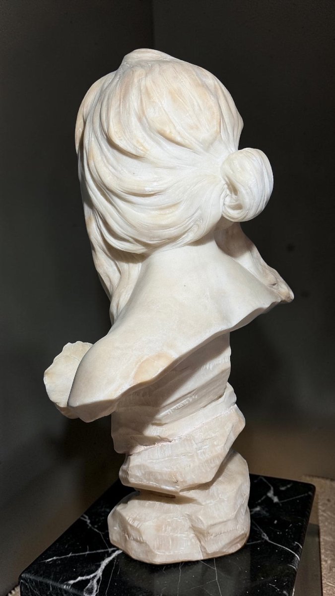 Busto raffigurante una giovane fanciulla ArtNoveau -photo-4