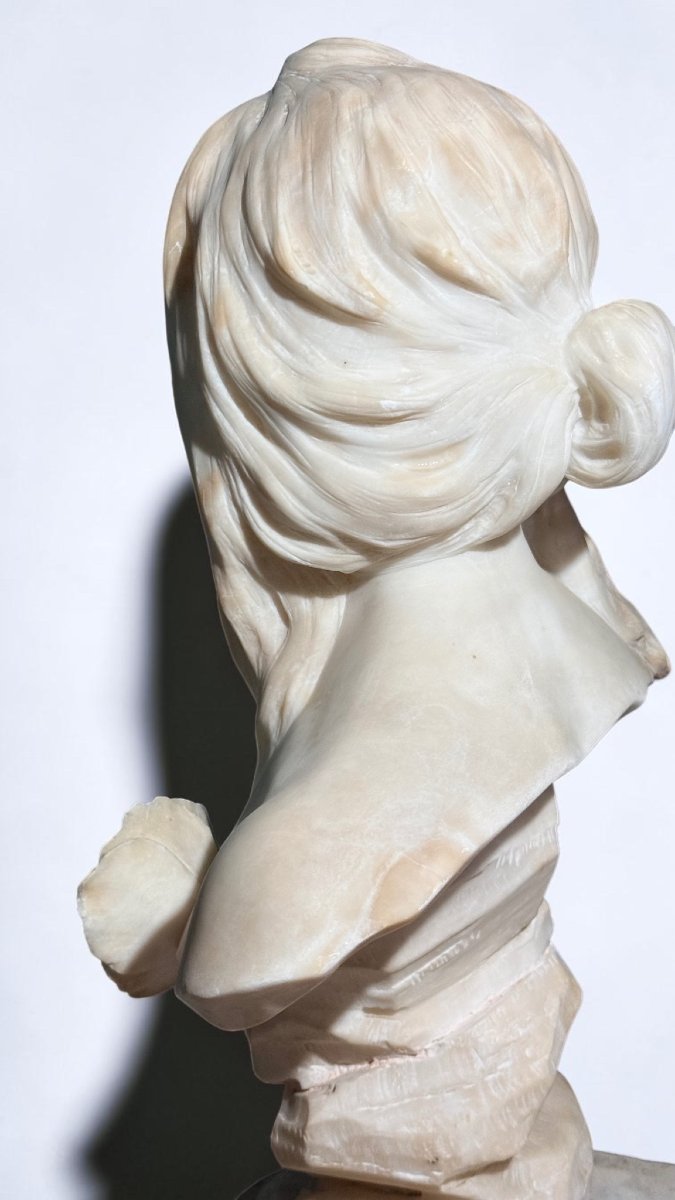 Busto raffigurante una giovane fanciulla ArtNoveau -photo-2