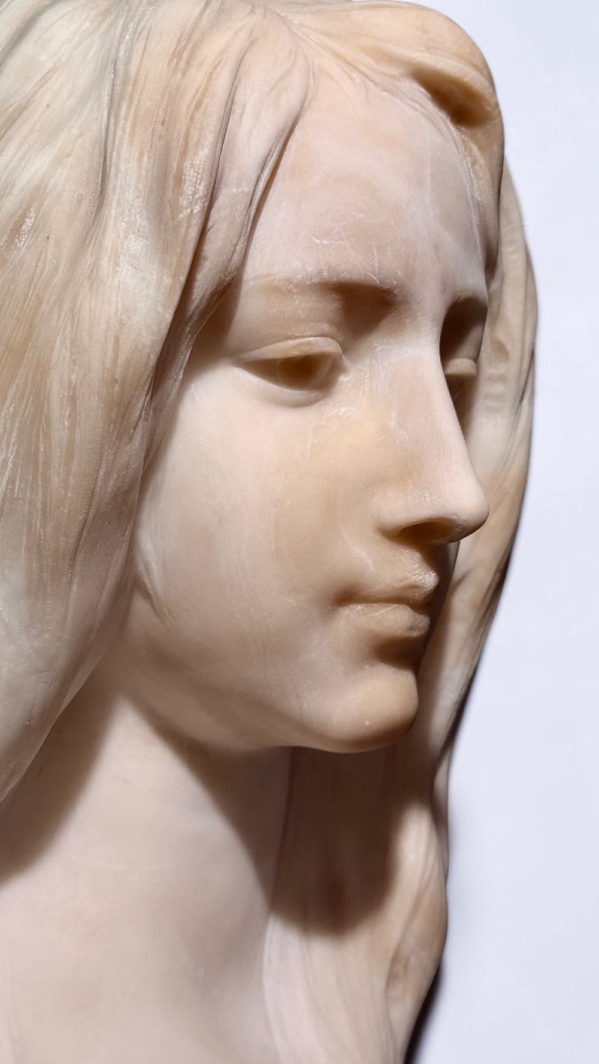 Busto raffigurante una giovane fanciulla ArtNoveau -photo-7