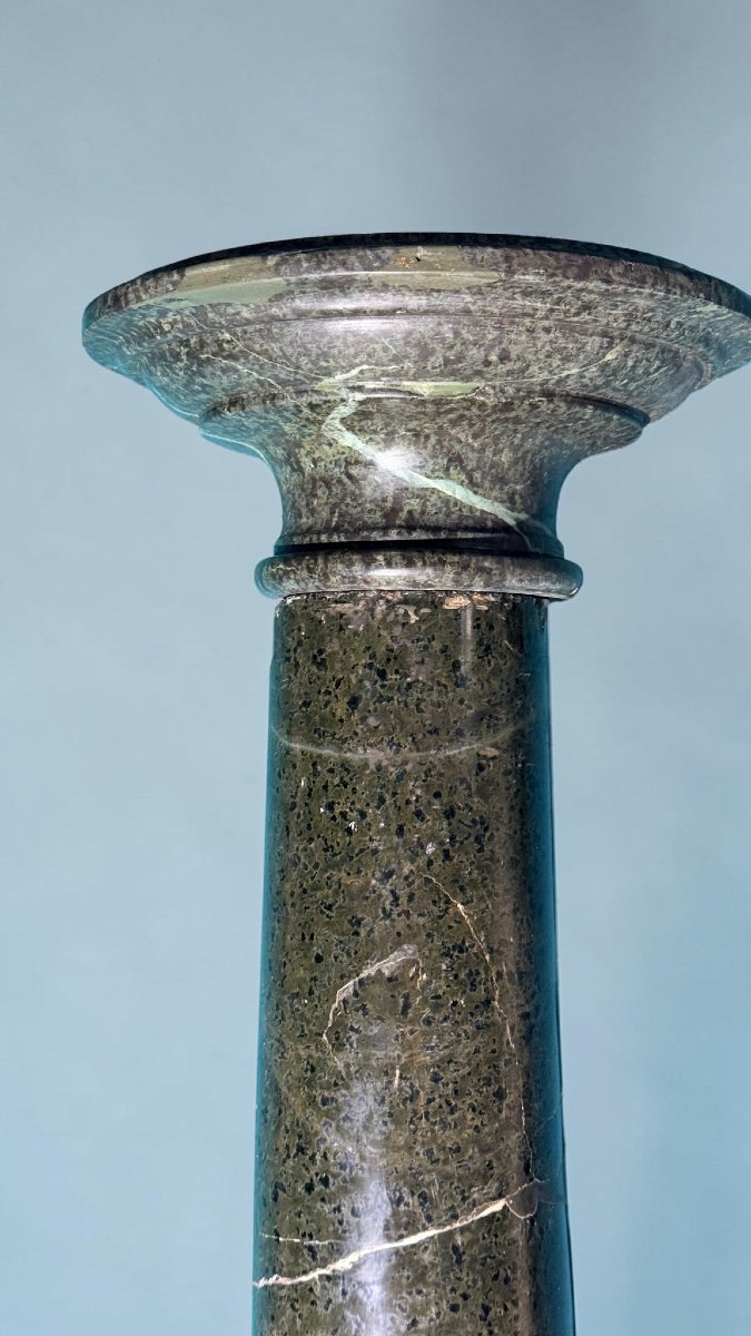 Colonna in Marmo Verde Alpi Serpentine -photo-3