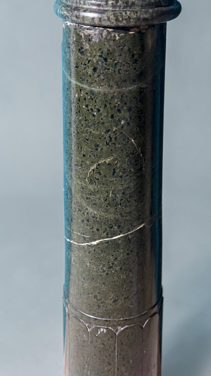 Colonna in Marmo Verde Alpi Serpentine -photo-6
