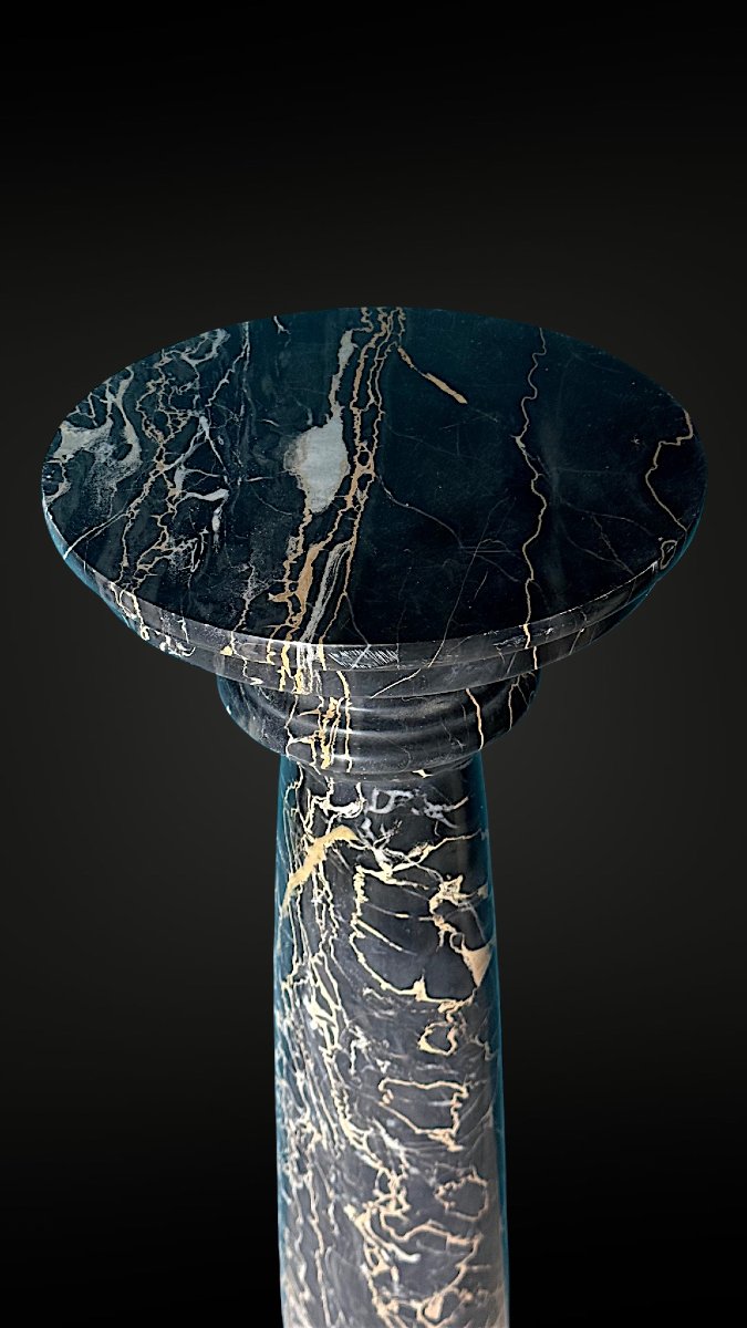 Colonna in Marmo Nero Portoro -photo-5