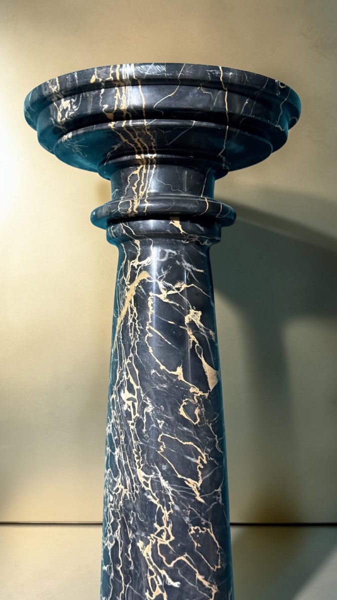 Colonna in Marmo Nero Portoro -photo-7