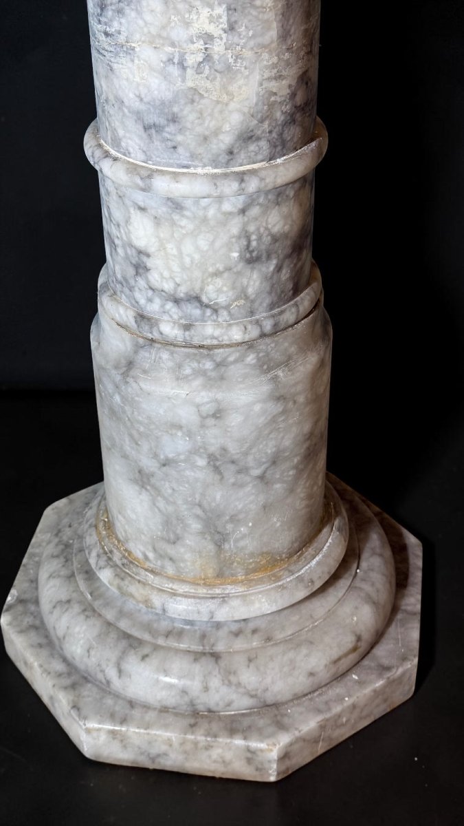 Colonna/Capitello in Marmo Arabescato -photo-4