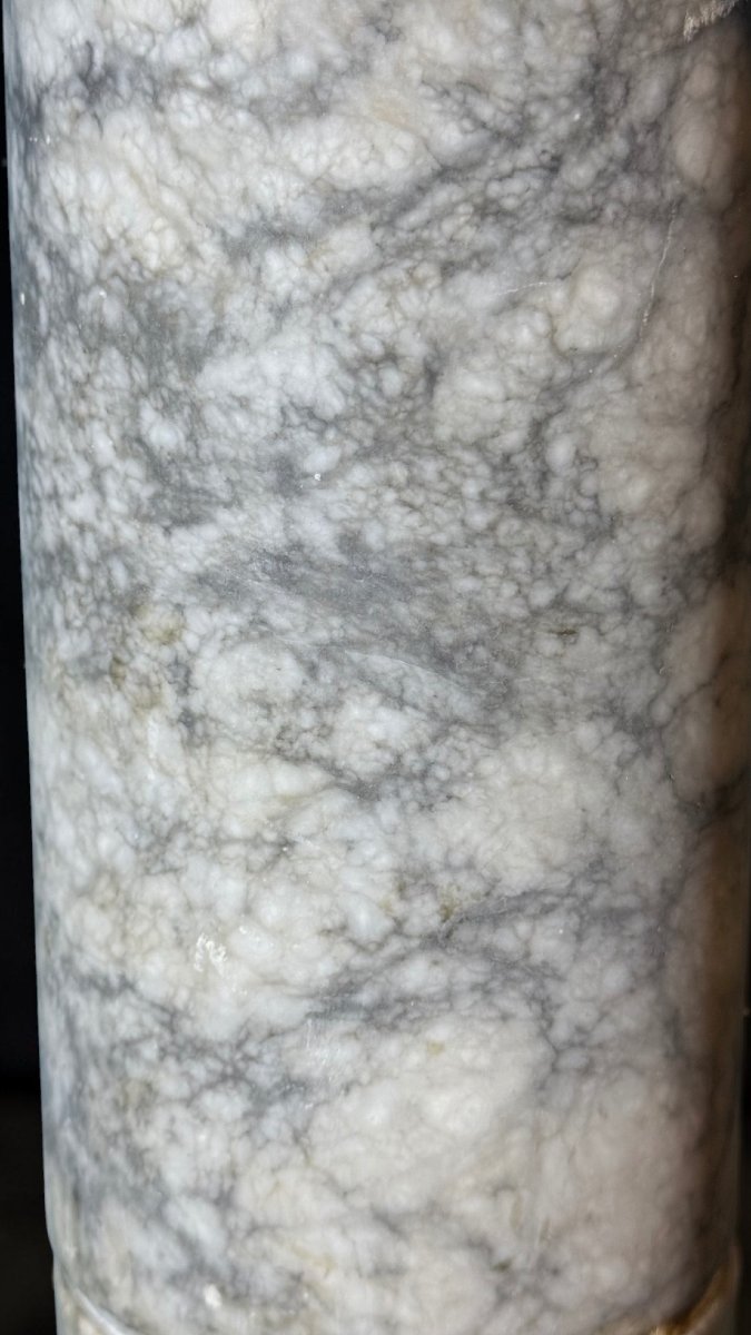 Colonna/Capitello in Marmo Arabescato -photo-2