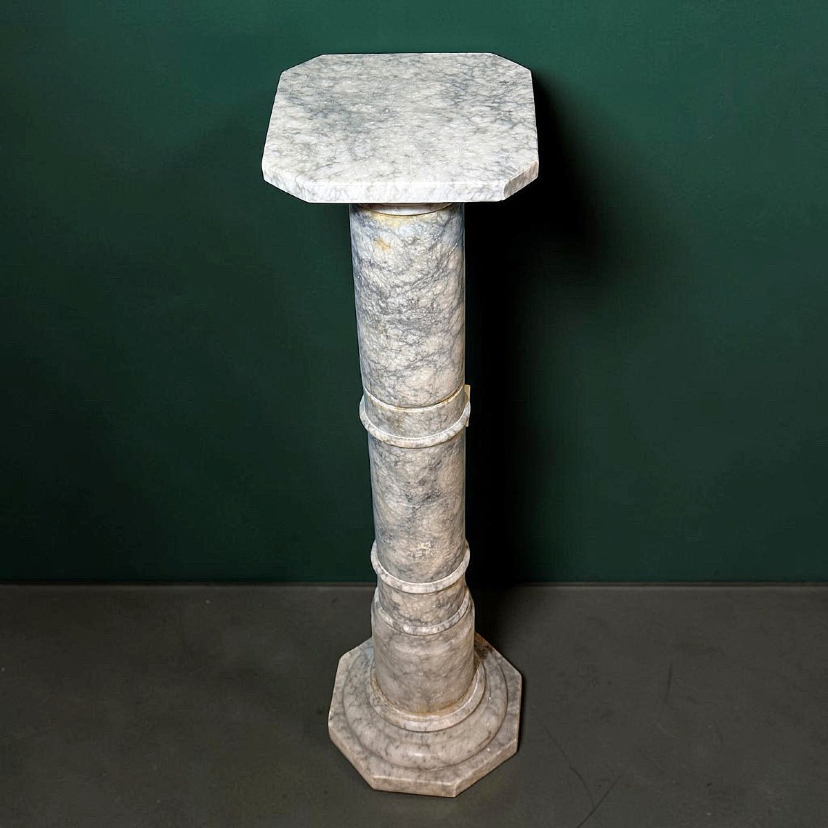 Colonna/Capitello in Marmo Arabescato -photo-3