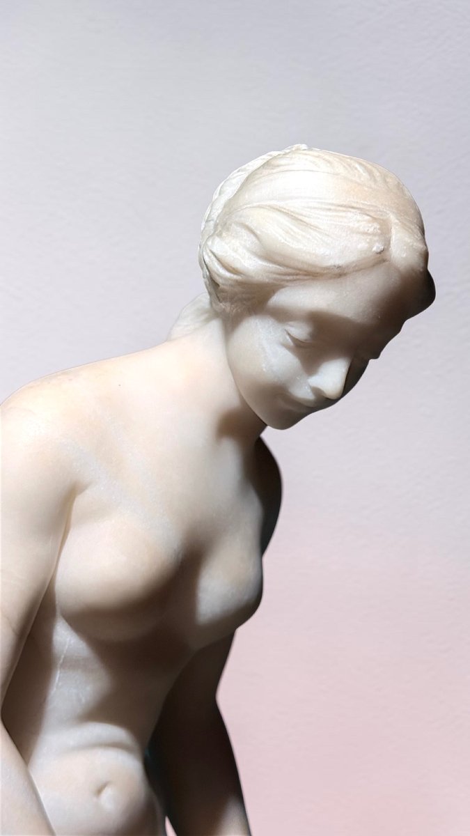 Statua raffigurante una giovane fanciulla nuda -photo-4