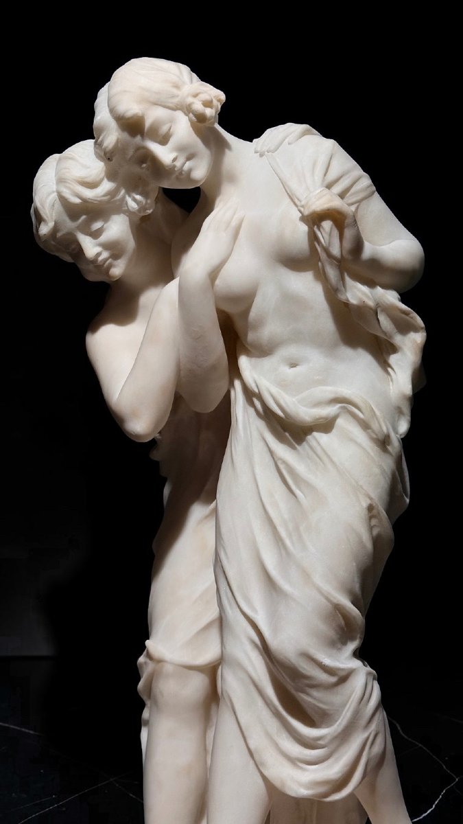 Statua raffigurante una Coppia di Ninfe, dal Museo Peter Kaus (Germania) -photo-3
