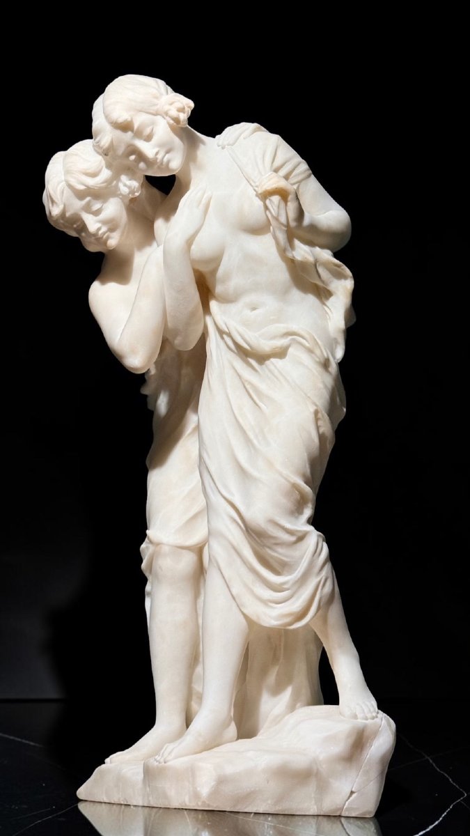 Statua raffigurante una Coppia di Ninfe, dal Museo Peter Kaus (Germania) -photo-4