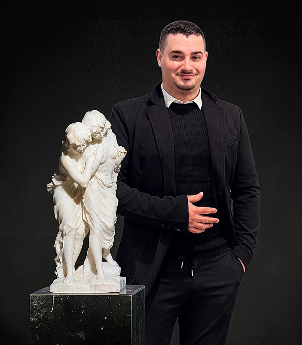 Statua raffigurante una Coppia di Ninfe, dal Museo Peter Kaus (Germania) -photo-7