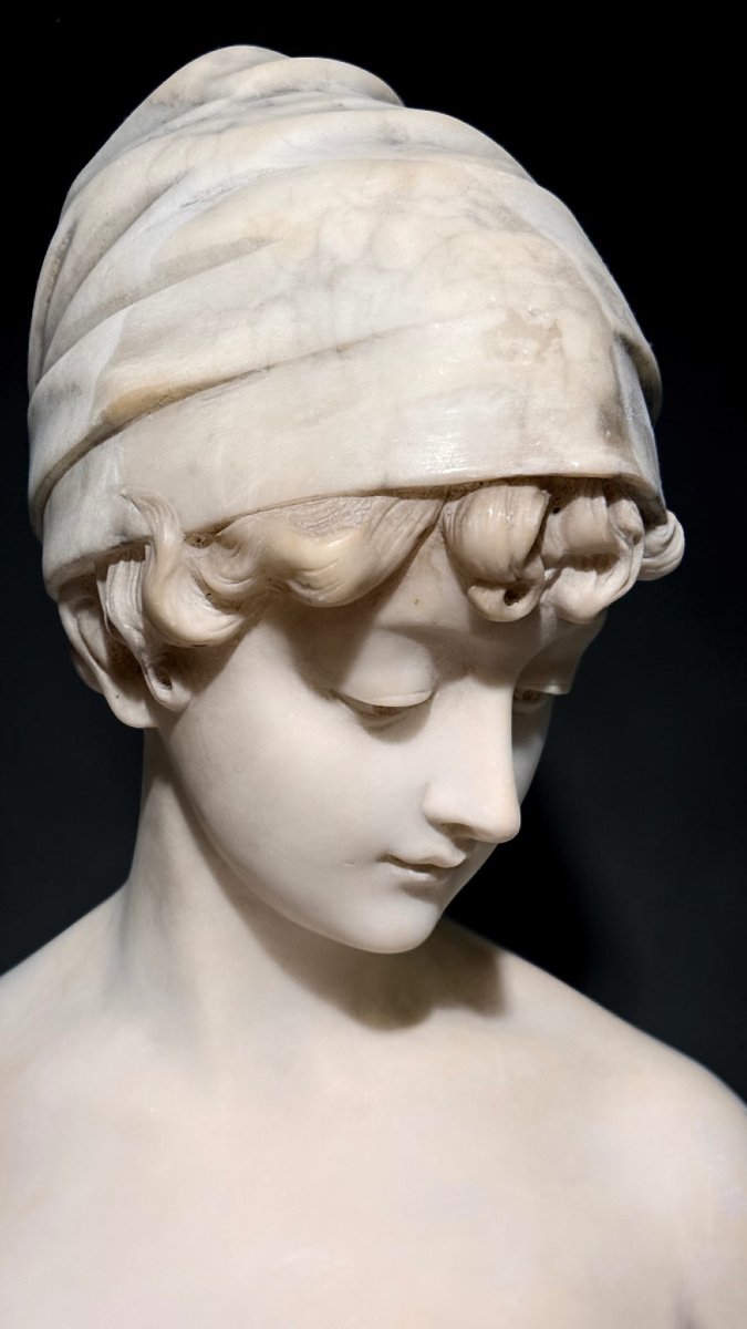 Busto raffigurante una giovane fanciulla di origine Francese -photo-2