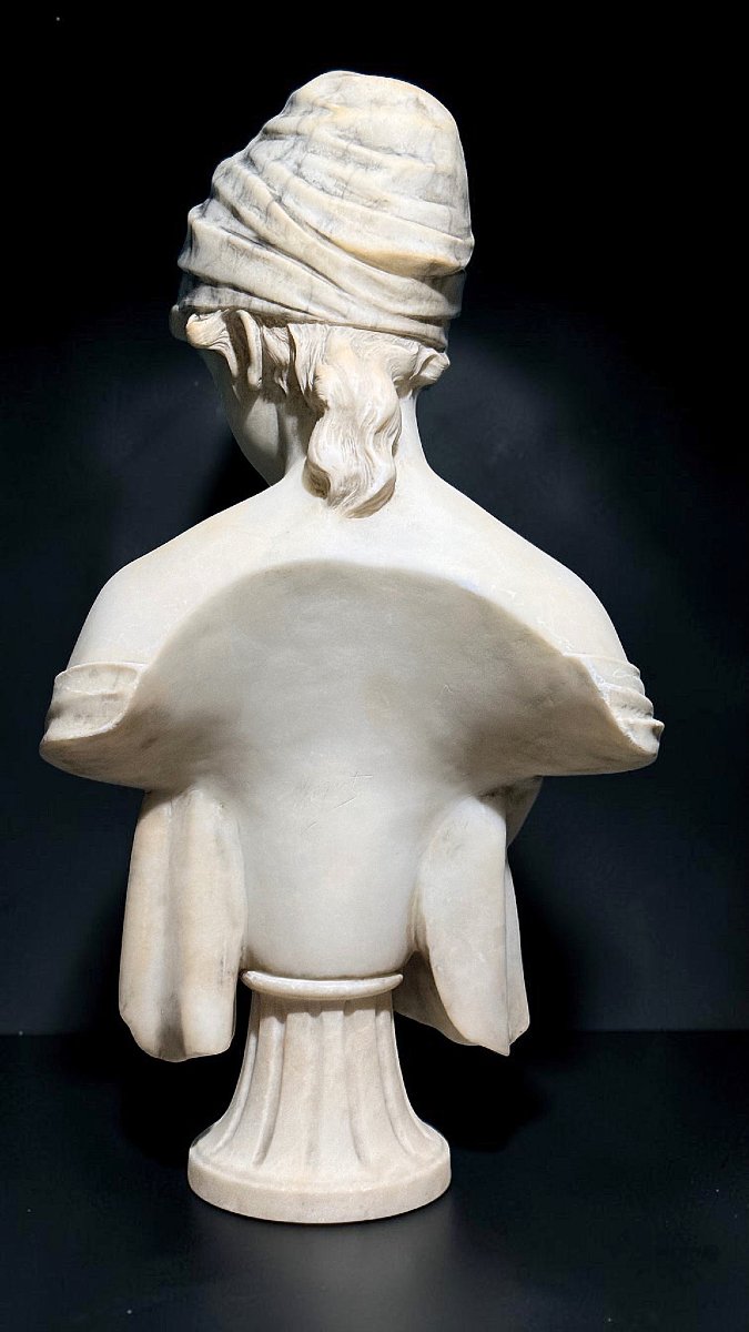 Busto raffigurante una giovane fanciulla di origine Francese -photo-3