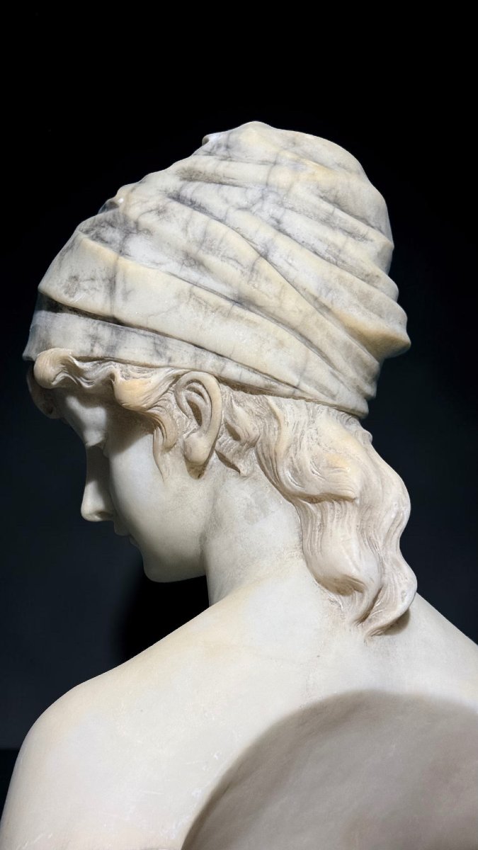 Busto raffigurante una giovane fanciulla di origine Francese -photo-4