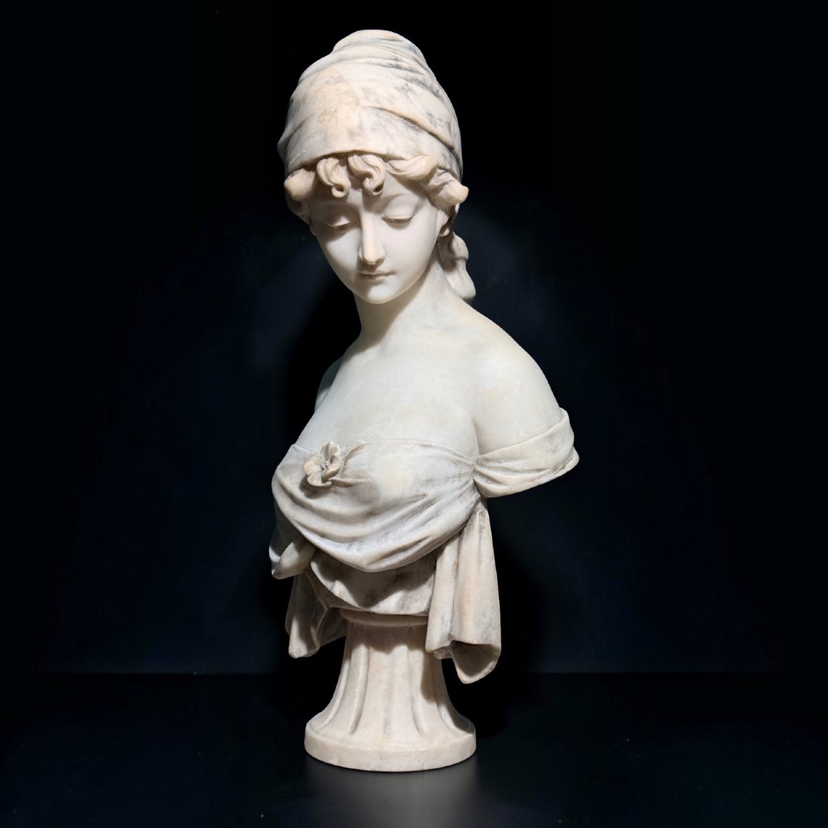 Busto raffigurante una giovane fanciulla di origine Francese -photo-7
