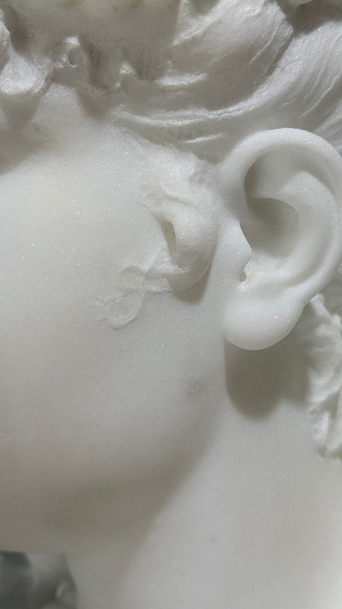 BUSTO ESCLUSIVO DI MARIA DE' MEDICI, REGINA DI FRANCIA dal Museo Peter Kaus, Marmo Carrara -photo-1