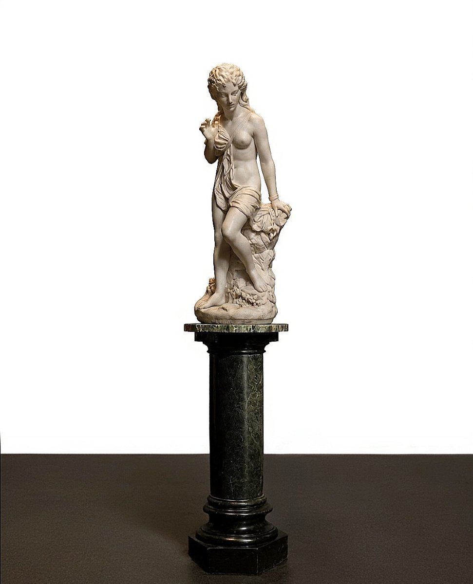 Statua Andromeda, di Domenico Menconi (1879), Marmo Bianco Statuario di Carrara -photo-2