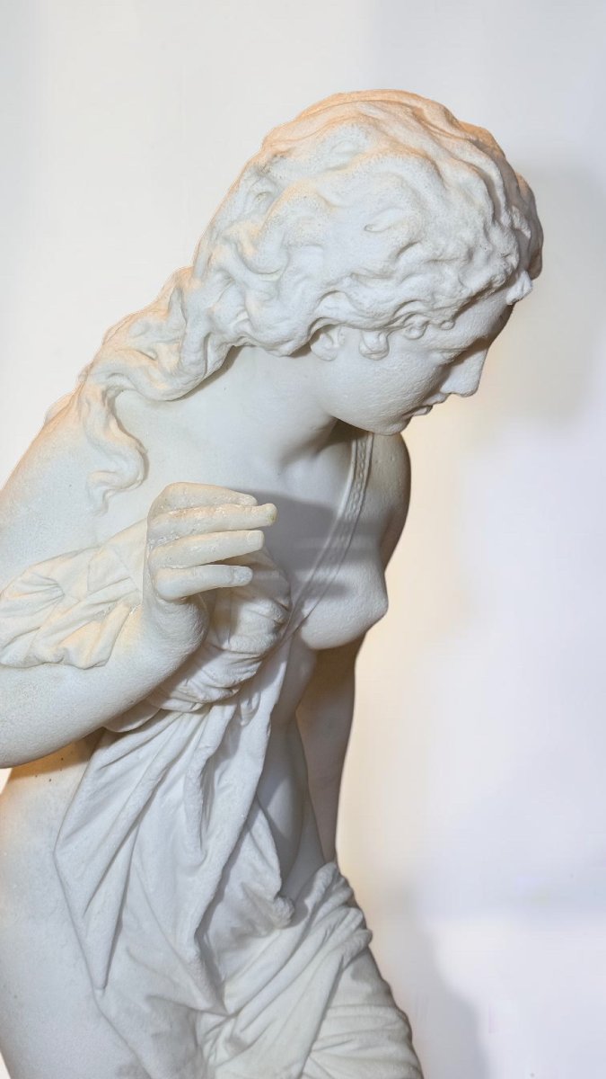 Statua Andromeda, di Domenico Menconi (1879), Marmo Bianco Statuario di Carrara -photo-1