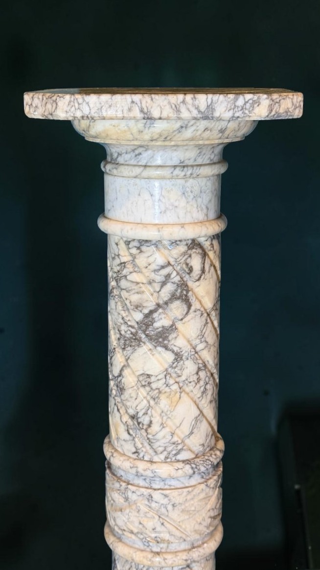 Colonna/Capitello in Marmo Arabescato -photo-2