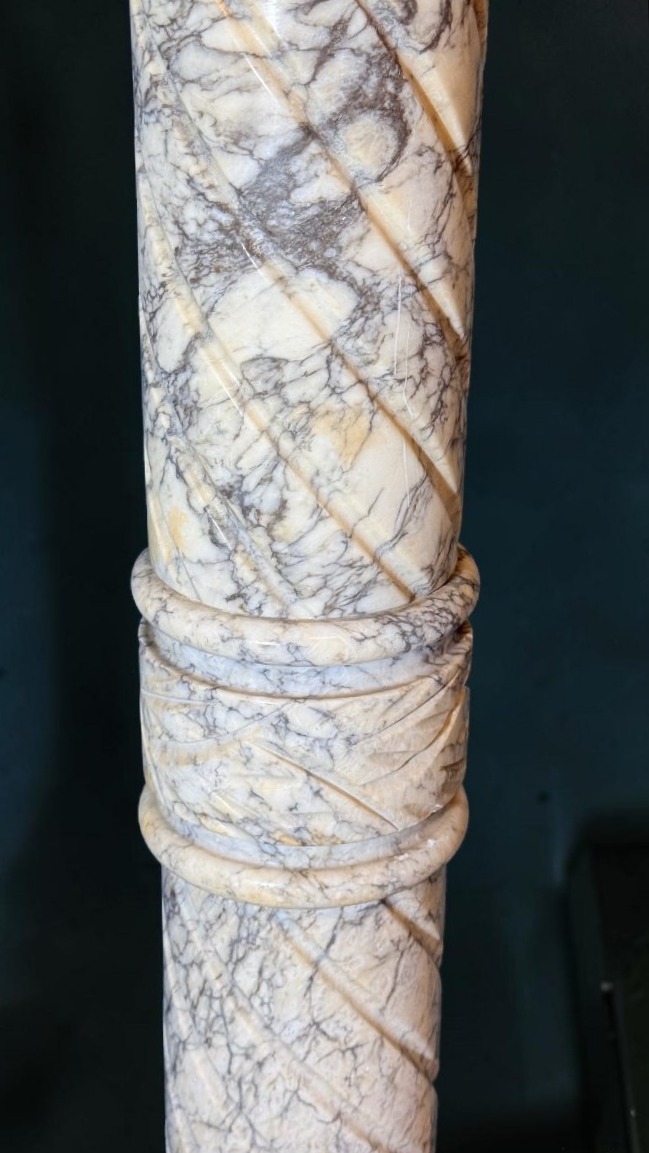 Colonna/Capitello in Marmo Arabescato -photo-2