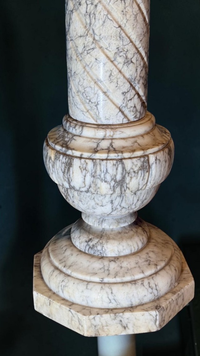 Colonna/Capitello in Marmo Arabescato -photo-4