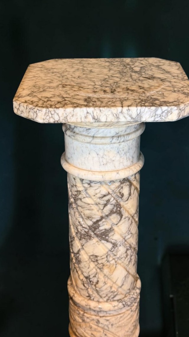 Colonna/Capitello in Marmo Arabescato -photo-5