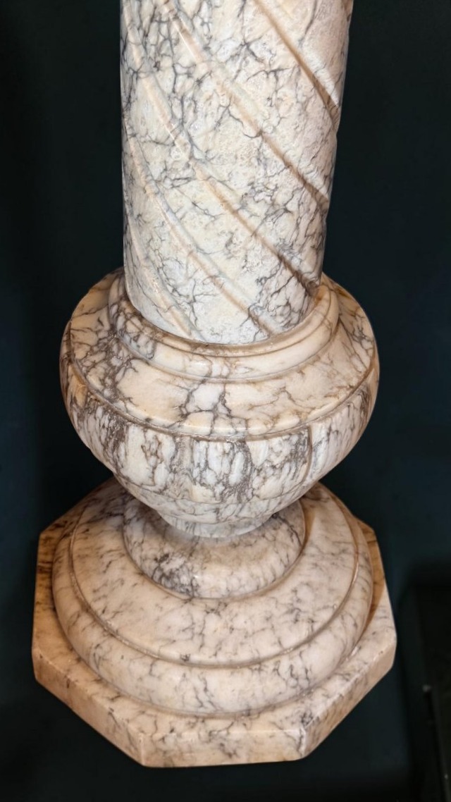 Colonna/Capitello in Marmo Arabescato -photo-6