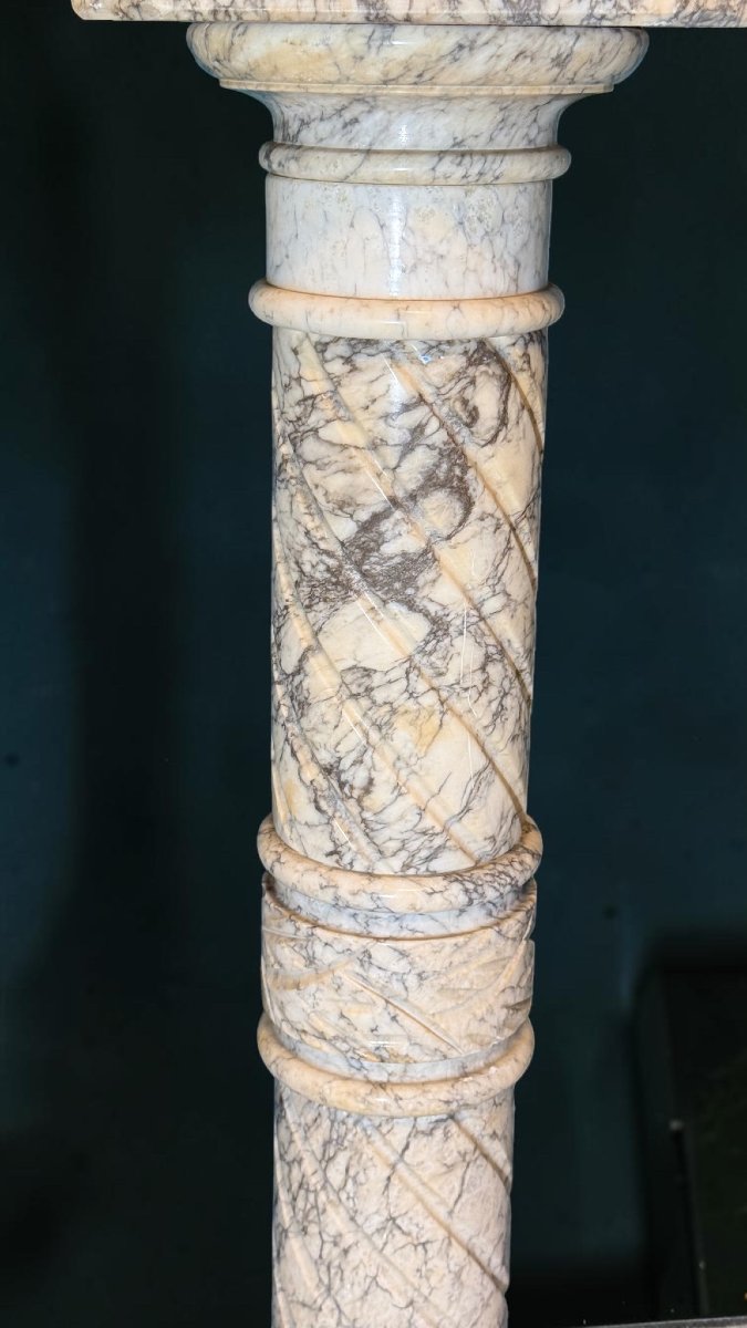 Colonna/Capitello in Marmo Arabescato -photo-8