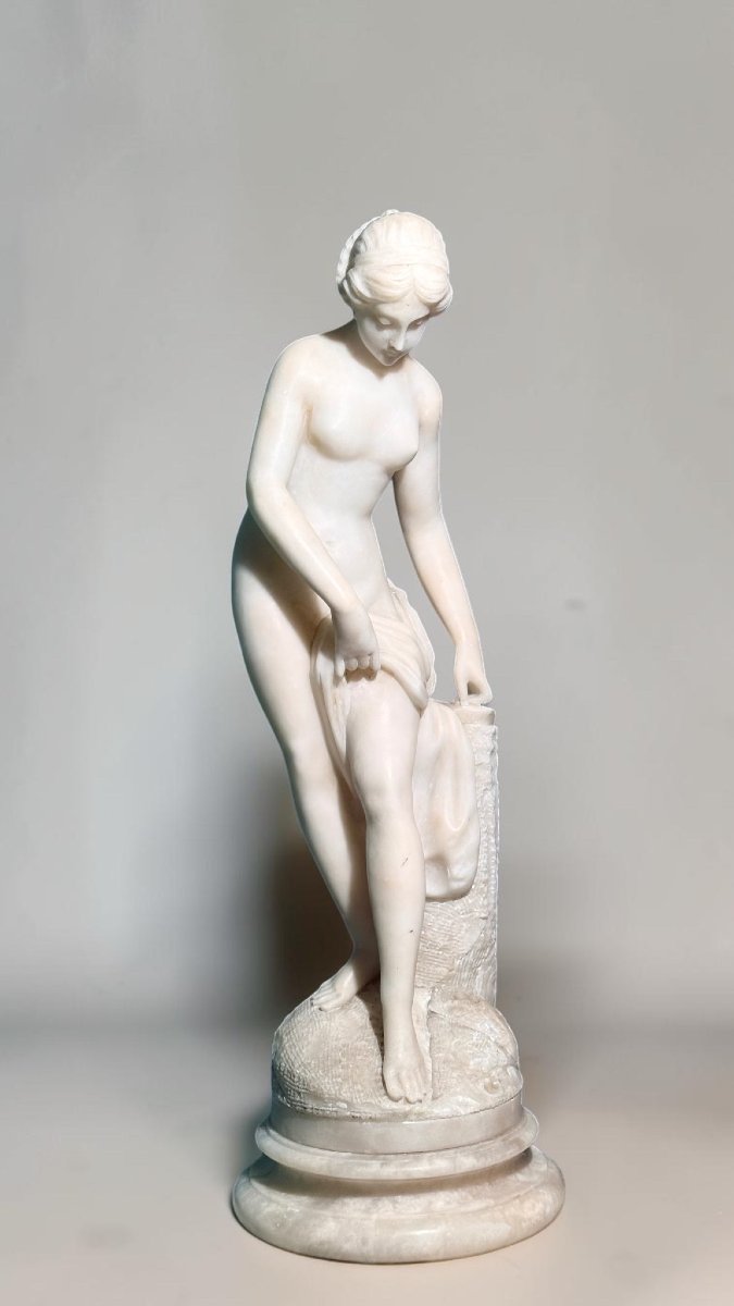 Statua raffigurante una giovane fanciulla nuda -photo-5