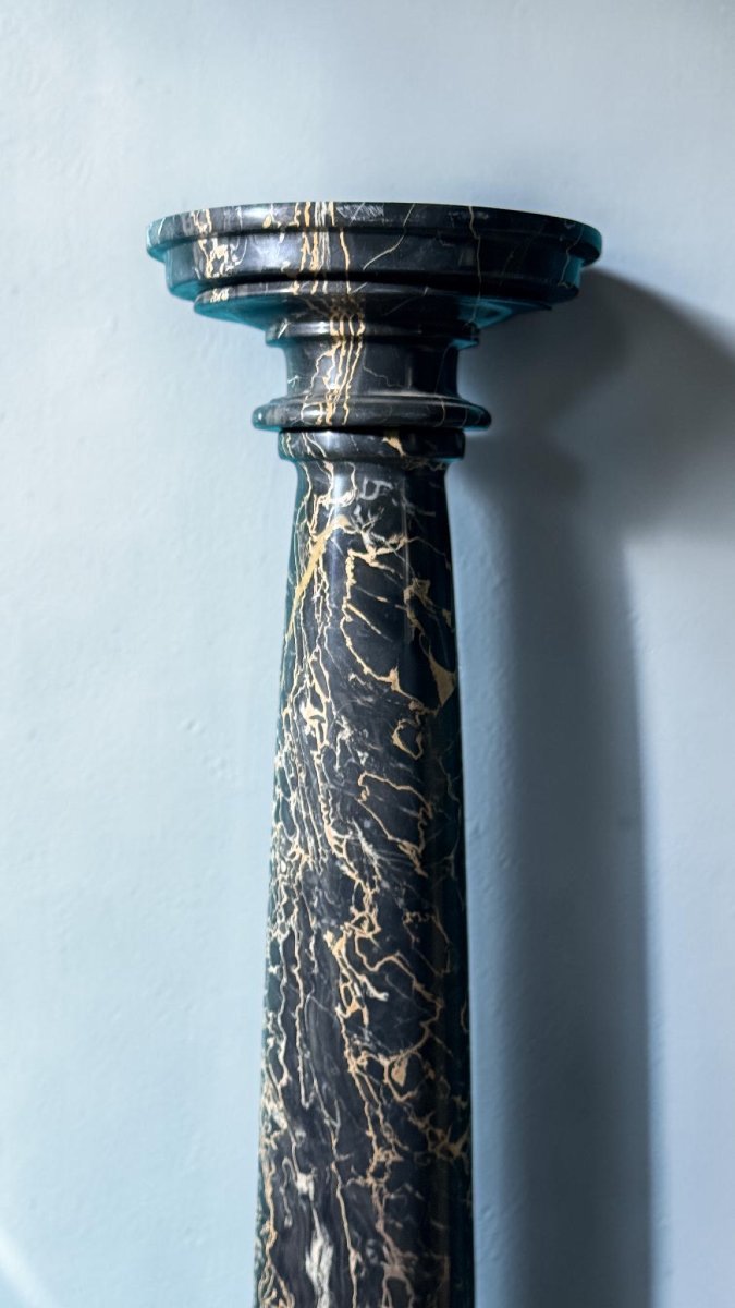 Colonna in Marmo Nero Portoro -photo-7