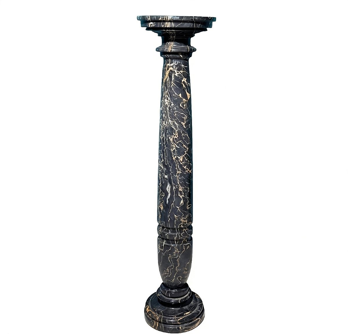 Colonna in Marmo Nero Portoro 