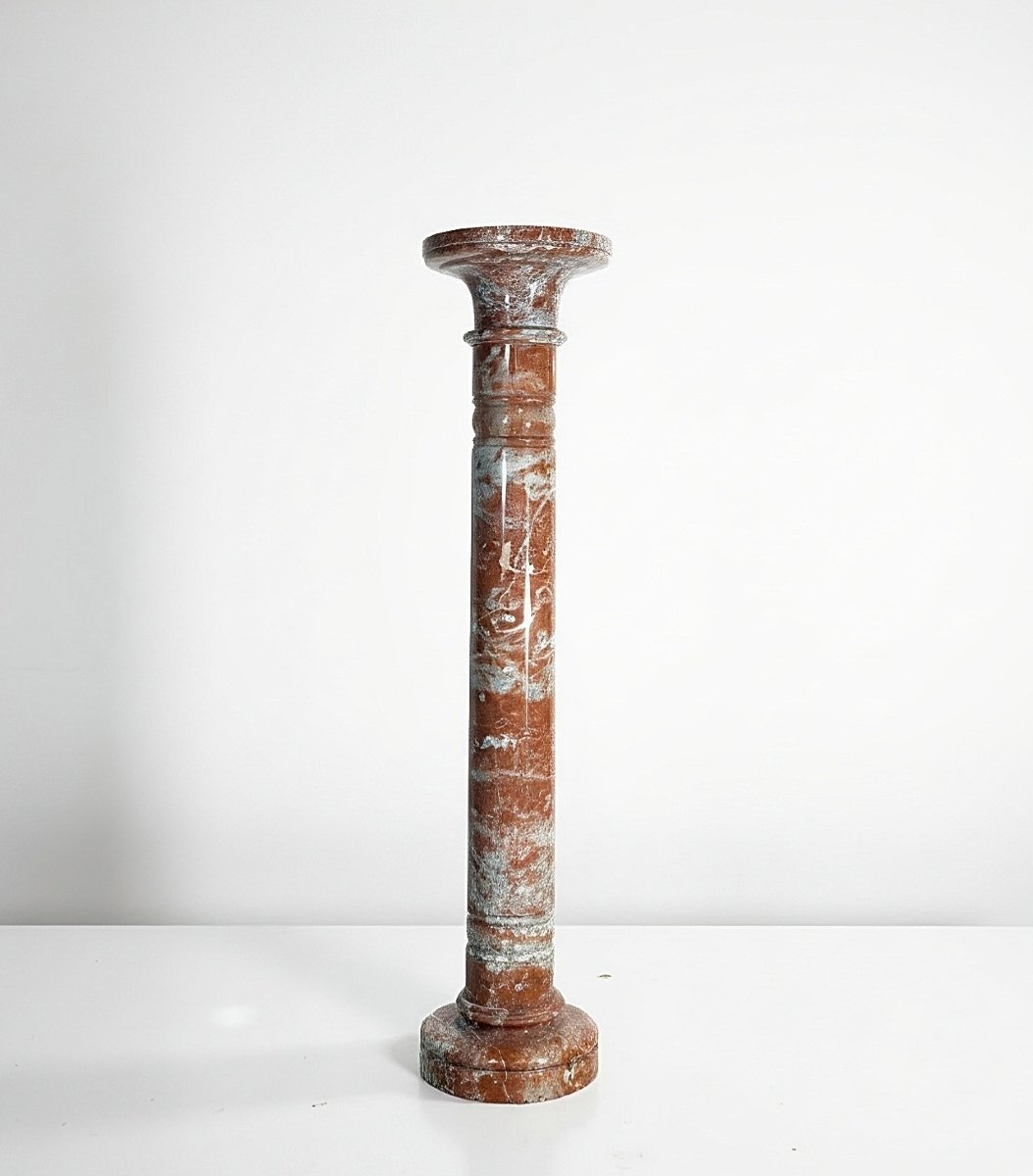 Colonna in Marmo Rosso