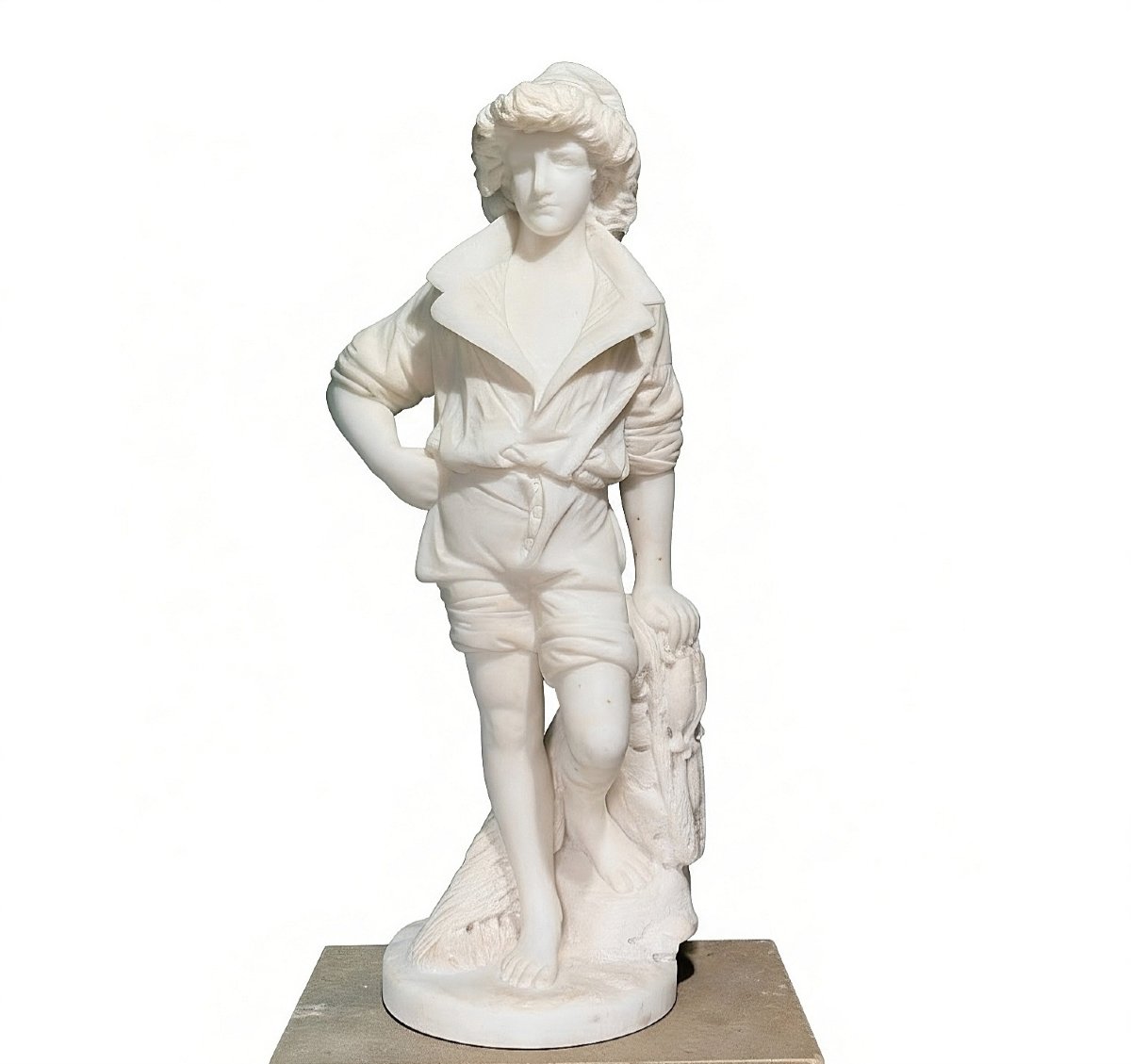 Statua raffigurante Masaniello in Marmo Bianco di Carrara -photo-7