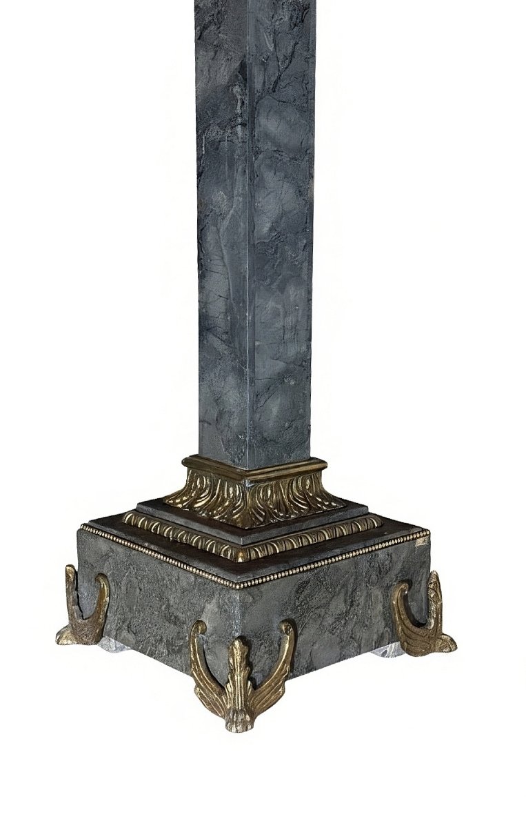 Colonna/Capitello in Marmo Verde -photo-1